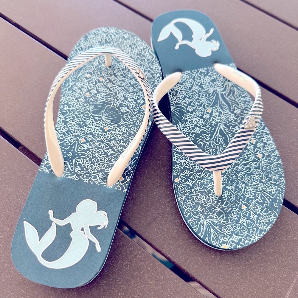 Roxy Disney’s Little Mermaid Flip Flops